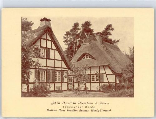 Weertzen Min Hus. Hans Joachim Renner Honig Versand