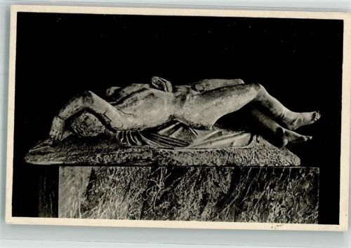 München 1919 Sterbende Niobide in der Glyptothek Antike Verlag Ackermann Nr. 2760