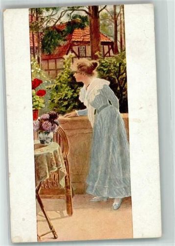 1921 sign. Röhling W. Erwartung Frau Nr.597