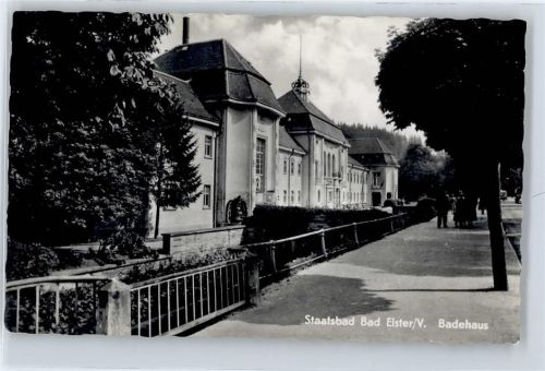 Bad Elster Badehaus , Marke entfernt AKU1