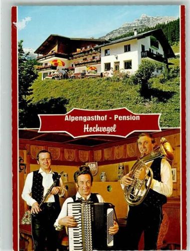 Hinterhornbach Gasthaus Pension Hochvogel Hausmusik die Hornbacherbuam Bahnpost