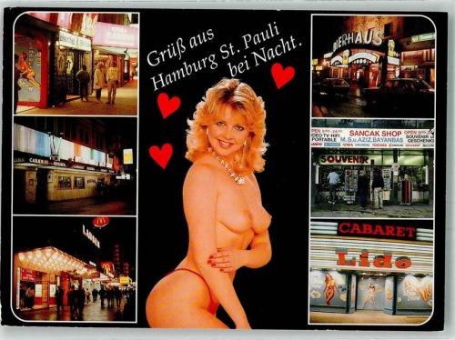 St. Pauli Die Reeperbahn bei Nacht