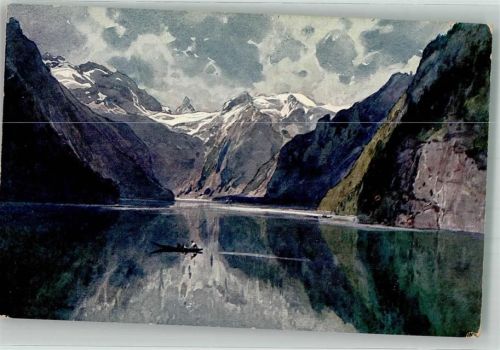 1921 Königssee Alpiner Kunstverlag Eugen Richter Nr. 5