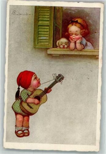 1927 Türkenkind mit einer Gitarre , Mädchen am Fenster 1923-1