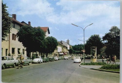 82377 W8122 Penzberg - Bahnhofstraße, Litfaßsäule