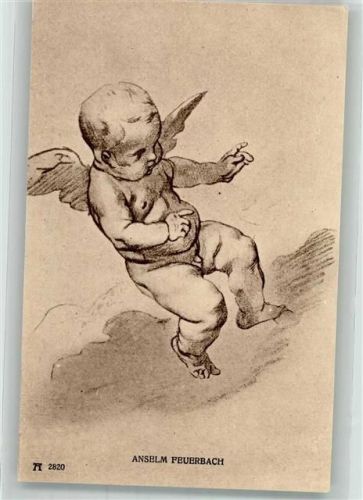 sign. Feuerbach Anselm F.A. Ackermann`s Kunstverlag Serie 271 Nr. 2820