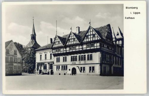 32825 W4933 Blomberg , Lippe - Rathaus