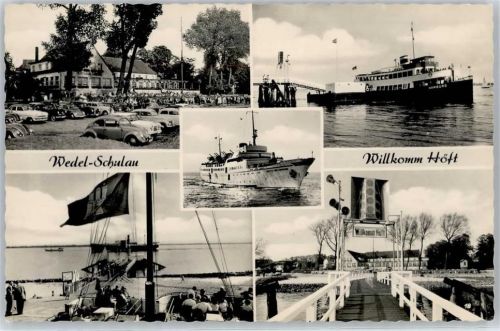 Wedel Teilansichten, Dampfer, Hafen