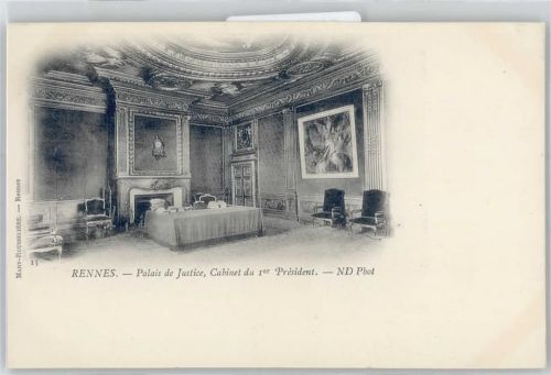 Rennes Palais de Justice, Cabinet du 1er President