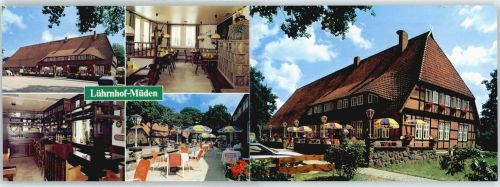 Müden Gasthaus Lührhof, Klapp-Karte
