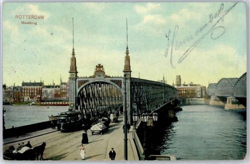 Rotterdam Maasbrücke , Strassenbahn