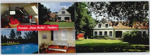 Wesselburenerkoog Pension Haus Berlin, Klapp-Karte
