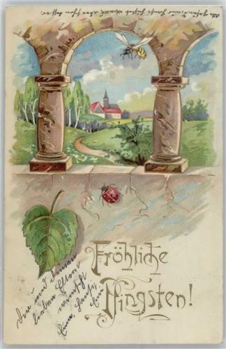 Marienkäfer , Biene , Prägedruck