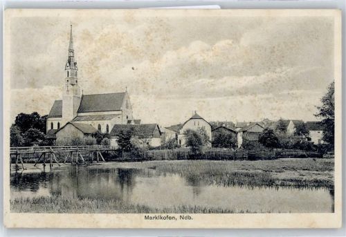 Marklkofen Blick zur Kirche