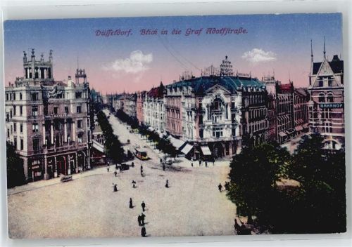 Düsseldorf Blick in die Graf-Adolf-Straße