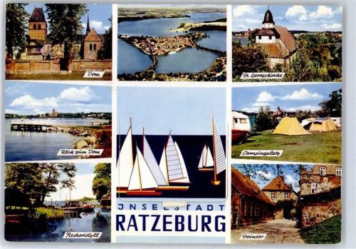 Ratzeburg Leporello, Dom, Fischeridyll, St. Georgskirche, Campingplatz, Steintor