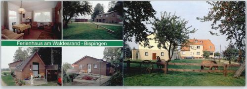 Bispingen Ferienhaus am Waldesrand, Klappkarte
