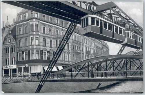 Elberfeld Schwebebahn, Isländerbrücke, Café Noof
