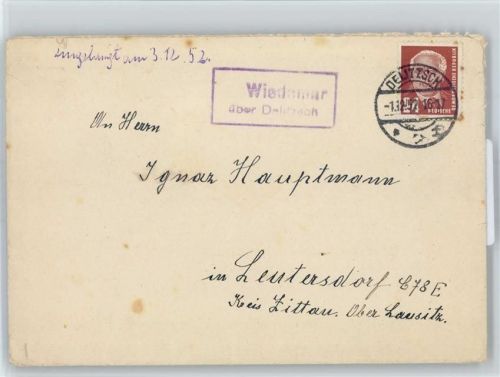Wiedemar Landpoststempel