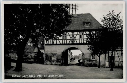 Hofheim Kapellentor mit Langestraße