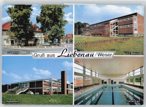 Liebenau Löwinne, Schule, Schwimmbad Hallenbad