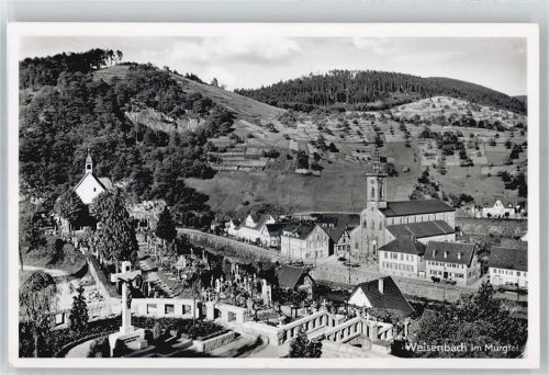 76599 W7566 Weisenbach , Murgtal - Stadtbild