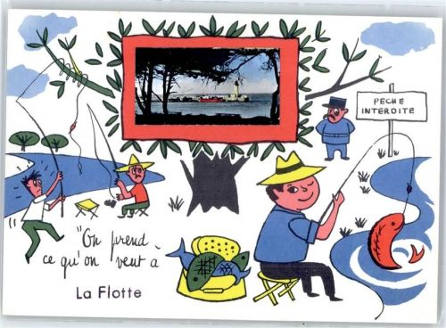 La Flotte Leporello, Angler, Humor Angeln