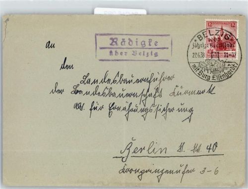 14806 O1820 Belzig - Landpoststempel Rädigke