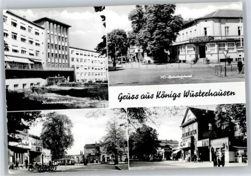 Königs Wusterhausen Kreiskrankenhaus, HO-Bahnhofshotel,