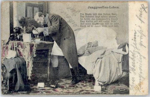 Junggeselllen , Unordnung