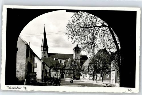 Münnerstadt Blick zur Kirche