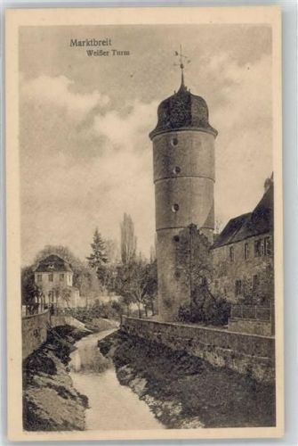 Marktbreit weißer Turm