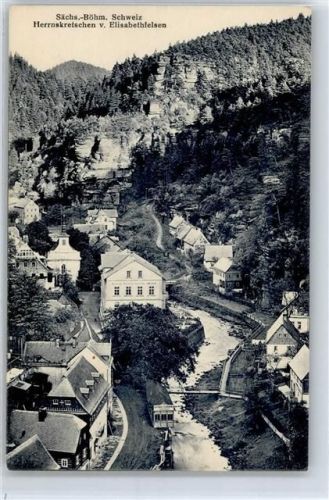 Hrensko Blick vom Elisabethfelsen