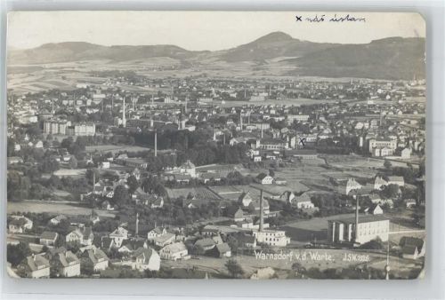 Varnsdorf Blick von der Burgsbergwarte