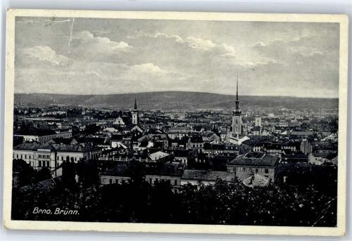 Brno Totalansicht, Luftansicht