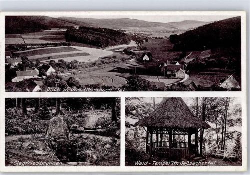 Fürth Siegfriedbrunnen Wald Tempel