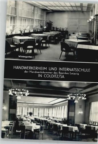 Colditz Handwerkerheim und Internatsschule Waldhaus der Handwerkskammer des Bezirkes Leipzig