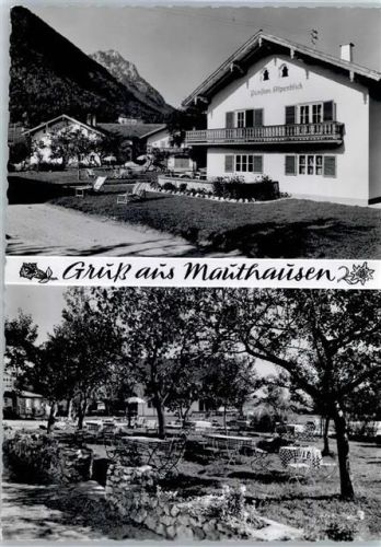 83451 W8235 Piding - Gasthaus Erberbauer, Pension Alpenblick, Mauthausen