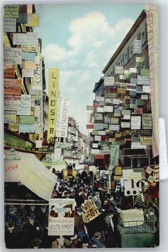 Leipzig Petersstrasse während der Mustermesse