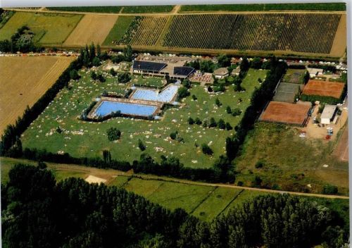 Langenlonsheim Fliegeraufnahme Schwimmbad Cafe