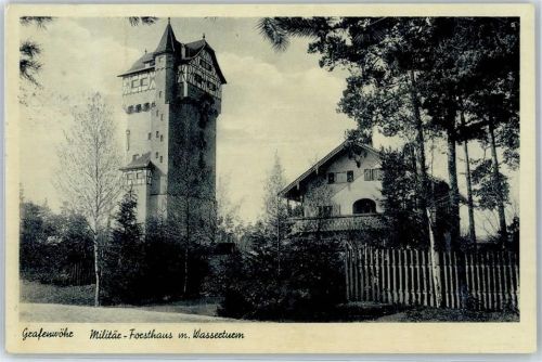 Grafenwöhr Forsthaus Wasserturm