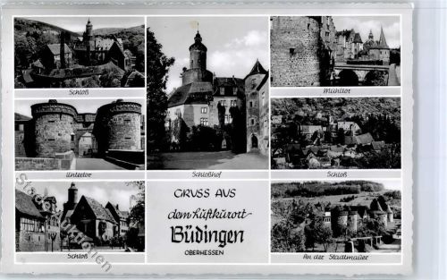 Büdingen Untertor Schlosshof Mühltor Stadtmauer