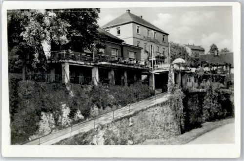 Rochsburg Gaststätte, Muldenschlösschen, Terrasse