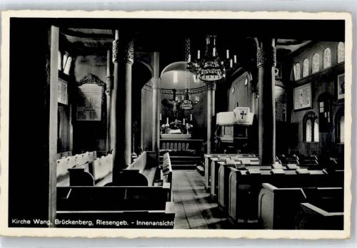 Brückenberg Kirche Wang Innenansicht AKU2