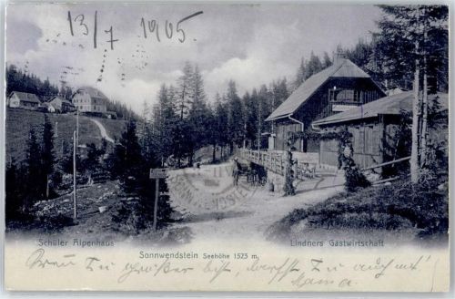 Sonnwendstein Schüler Alpenhaus, Lindners Gastwirtschaft