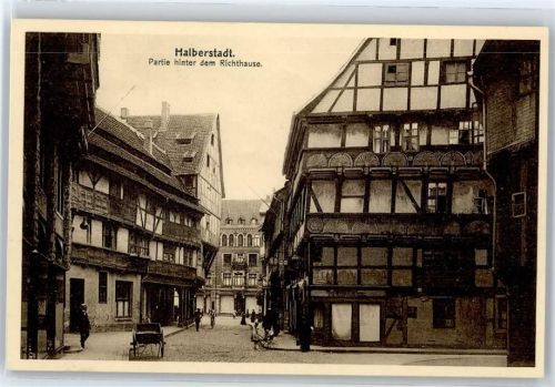 Halberstadt Partie hinter dem Richthause