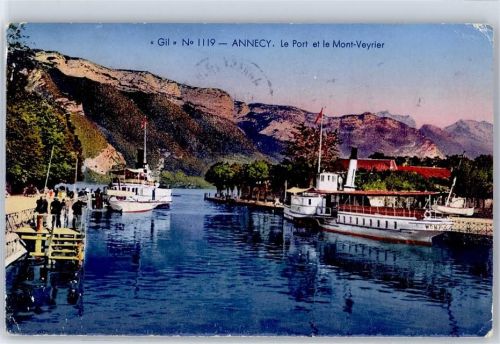 Annecy 1945 Hafen AKU1