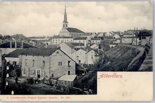 Aillevillers-et-Lyaumont Kirche Cafe Pferdewagen