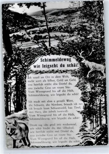 Unter-Schönmattenwag Schimmelwoog Lied