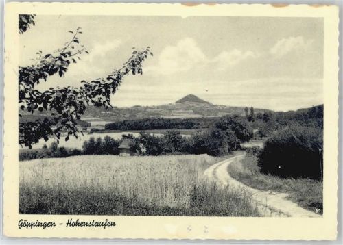 Göppingen Blick mit Hohenstaufen